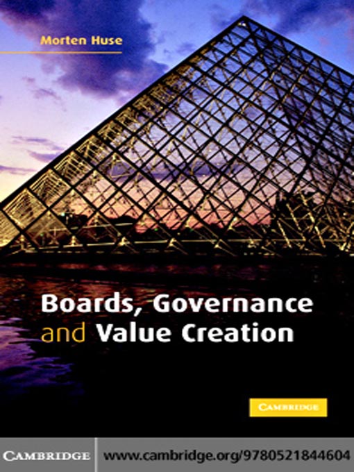 Title details for Boards, Governance and Value Creation by Morten Huse - Available